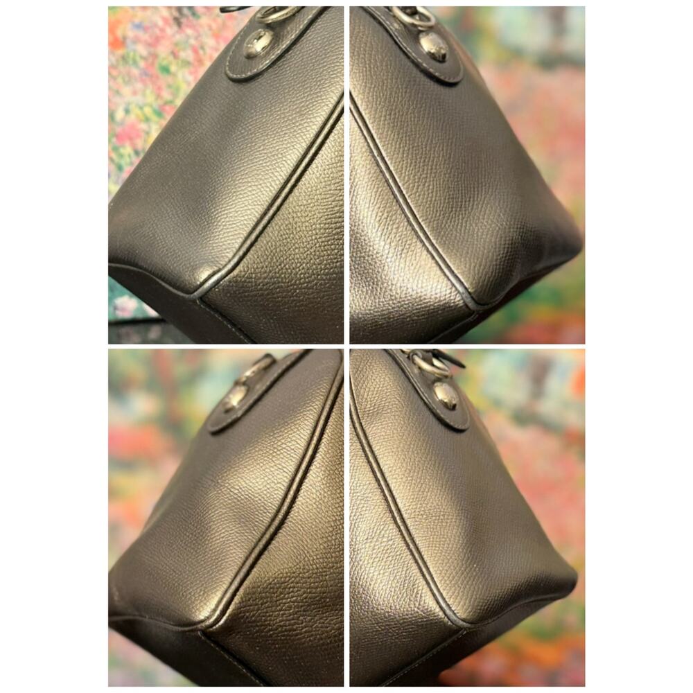 SOLD 
GUC Coach F56125 Mini Bennett Satchel Crossgrain Leather in Pewter - Picture 5 of 9